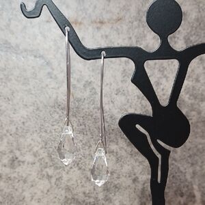 Elegant Silver Drop Earrings